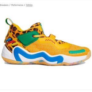 adidas kids D.O.N. Issue #3 LEGO basketball sneaker 6.5